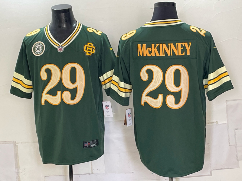Men Green Bay Packers #29 Xavier McKinney Rivalries Nike 2026 NFL Game Jersey 0909001